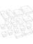 16 Pcs Temiz Plastik Çekmece Organizatör Seti, Kaymaz/çatlak Banyo Vanity Çekmecesi Organizatör Tepsiler Bölücüler (Yurt Dışından) 1