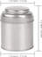 6pcs Çay Teneke Tenekeleri Hava Geçirmez Çift Kapak, Mini Teneke Kutu Kutusu ve Çay Için Küçük Yuvarlak Mutfak Kutuları (Gümüş) (Yurt Dışından) 2