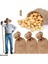 4pcs Ağır Hizmet Tipi Büyük Çuval Bezi Çantaları, 40X24 Inç Kalınlaşmış Jüt Patates Depolama Çuvalları 32.8ft Halat, Yeniden Kullanılabilir Patates Çantaları (Yurt Dışından) 5