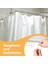 120 Pcs Şeffaf Plastik Duş Perdesi Yüzük Hankalar C Şekilli Halkalar Banyo Duş Örtülü Pencere Çubuğu Için Hook Askı (Yurt Dışından) 3