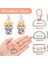 90 Pc Döner Kıvrık Snap Hooks ve D Halkaları Anahtarlık Yapma ve Dikiş Projesi Için Anahtarlık Klipsi Kanca Hook Pençe Kelesi (Yurt Dışından) 5