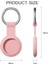 Airtag Kılıf Anahtarlığı Için Uyumludur, Silikon Koruyucu Kapak Key Ring-4 Paket Kırmızı/beyaz/sarı/pembe ile Güvenli Tutucu (Yurt Dışından) 3