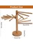 Makarna Kurutma Rafı, Ahşap Makarna Kurutma Rafı, Katlanabilir Spagetti Erişte Kurutma Makinesi, 16 Süspansiyon Çubuğu ile Makarna Askı Rafı (Yurt Dışından) 4