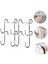 4pcs Çift Kanca Kapı Kanca Banyo Askısı Duş Havlu Şapka Organizatör Raf Şapka Kancaları Şapka Askı Askı Askıları (Yurt Dışından) 5