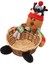 Mutlu Noeller Şeker Depolama Sepeti Dekorasyonu Noel-Decorations-Santa Snowman-Depolama Sepeti Masaüstü Şeker Kutusu A (Yurt Dışından) 1
