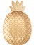 Iskandinav Dekoratif Tepsisi Altın Ananas Şekli Hizmet Tepsisi Takı Palet Meyve Snack Bitki Masa Depolama Organizatör (Küçük) (Yurt Dışından) 3