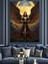 Melek Kanatlı Zırhlı Şövalye Dekoratif Kanvas - Mdf Ahşap Tablo 2