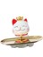 Lucky Cats Heykel Süs Eşyaları Konteyner Reklam Öğeleri Reçine Reçine Figürin Masa Organizatör Mücevher Biblo Tepsisi B (Yurt Dışından) 1
