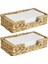 2pcs Banyo Tek Kullanımlık Konuk Havlu Tutucu Uzun Seagrass Dokuma Rattan Hasır Masası El Konuk Havlu Sepet Tepsi, L (Yurt Dışından) 2