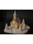 Işıklı Kış Köyü Kilise Dekoru 🕯️ – 1 Tealight Mum Hediye 1