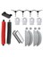 Roborock S8 Maxv Ultra Set Mop Bez Vakum Torbaları Yan Fırça Filtresi Değiştirilebilir Set (Yurt Dışından) 1