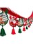Yeni Noel Partisi Dekorasyon Kapı Asma Bunting Noel Askıları Atmosfer Dekorasyon Askıları (Yurt Dışından) 3
