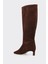 Kahve Deri Kadın Çizme 3