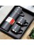 3 Bardaklı Çelik Termos & Filtre Kahve & Su Matarası & Cepli Gri Defter & USB Kalem Hediye Seti 1