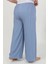 Kadın Büyük Beden Bürümcük Pantolon Mavi 5