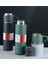 A+ Kalite Çelik Termos 500ML 3 Bardaklı Set Kahve Termosu Sıcak Tutan Termos Çantalı Hediye 6