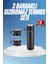 Premium 3 Bardaklı Çelik Termos Seti 500ML Paslanmaz Çelik Kahve Termosu Çay Termosu Hediye Çantalı 1