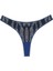 Kadın Lacivert Payet Detaylı 2'li Tanga Slip 3