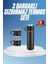 3 Bardaklı Termos Set 500ML A+ Kalite Çelik Termos Kahve Çay Termosu Hediye Çantalı 3