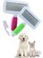Buffer® Kedi Köpek Telli Küçük Boy Tüy Bakım Seti Evcil Hayvan Tarama Fırçası 7