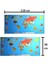 Buffer® Renkli atlas Dünya haritası Manyetik Yapıştırıcı Gerektirmeyen Duvar Stickerı 118 cm * 56 cm 7