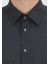 Antrasit Casual Fit Dokuma Casual %100 Pamuk Gömlek 4