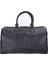 Bloomvoyager Luxe Osidian Black Hakiki Deri Duffle Unisex Seyahat & Hafta Sonu Çantası 2