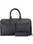 Bloomvoyager Luxe Osidian Black Hakiki Deri Duffle Unisex Seyahat & Hafta Sonu Çantası 3