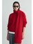 Kırmızı Bella Oversize Kazak 4
