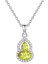 Kadınlar Için S925 Ayar Gümüşten Yapılmış, Doğal Kristal Kolye Ucu, Topaz, Peridot ve Köprücük Kemiği Zinciri Bulunan Kabak Biçimli Kolye. (Yurt Dışından) 1