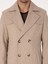 Erkek Bej Regular Fit Kaşe Kaban 50311634-VR011 6