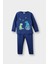 Erkek Bebek Pijama Takımı Dinozor Baskılı Uzun Kollu Üst Uzun Alt 3