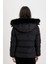 Su Geçirmez Puffer Şişme Mont Kapüşonlu Fermuar Çıtçıt Kapmalı Cepli C9523AX24WN 6