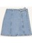 Kız Çocuk Pamuklu Jean Şort Etek E5358A825AU 3