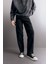 %100 Pamuk Relax Fit Geniş Paça Kargo Cepli Jean Pantolon F2986AX25AU 2