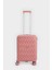 Unisex Sert Kapaklı Çekçekli Küçük Boy Valiz E7081AXNS 1