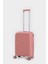 Unisex Sert Kapaklı Çekçekli Küçük Boy Valiz E7081AXNS 2