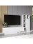 Forte Tv Ünitesi Kapaklı Kitaplık Raf Beyaz For1-W 2
