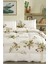 Nev Forest Ivy Çift Kişilik Krem Pamuk-Polyester Uyku Seti 195x215 cm, Klasik Desen, Silikon Elyaf Dolgulu ve Makinede Yıkanabilir 3