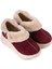 Kadın Süet Kürklü Ortopedik Ayakkabı SS001-0378 Bordo 2