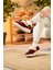 Kadın Süet Kürklü Ortopedik Ayakkabı SS001-0378 Bordo 5