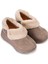 Kadın Süet Kürklü Ortopedik Ayakkabı SS001-0378 Bej 2