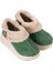 Kadın Süet Kürklü Ortopedik Ayakkabı SS001-0378 Yeşil 2