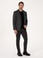 Erkek Siyah Slim Fit İpek Kaşmir Karışımlı Mikro Desenli Blazer Ceket 50310753-VR046 4