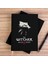The Witcher 3 Wolf Siluet Siyah Kanvas Defter Çizgisiz 1