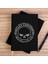 Harley Chopper Skull Logo Siyah Kanvas Defter Çizgisiz 1