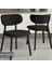 Axton Serisi Sabit Mdf 90X168 Atlantik Çam Mutfak Masa Takımı 4 Siyah Sandalye 3