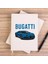 Bugati Blue Sport Car Krem Çizgisiz Kanvas Defter Çizgisiz 1