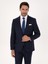 Erkek Lacivert Slim Fit Yün Karışımlı Mikro Desenli Klasik Ceket 50310061-VR033 1