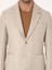 Erkek Bej Slim Fit Yün Kaşmir Karışımlı Mikro Desenli Ceket 50310754-VR011 7
